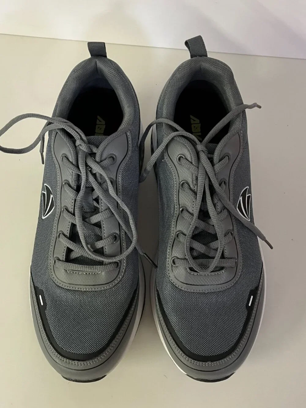 AOV Men's Orthopedic Walking Shoes Sneakers Mesh Charcoal Wide Toe Box Size 11